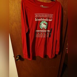 Torrid Festive Hello kitty Long Sleeve